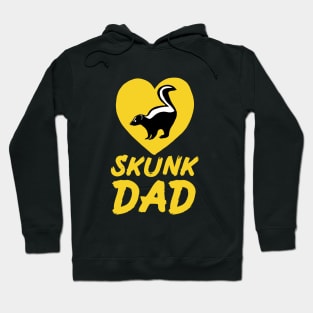 Skunk Dad for Skunk Lovers, Yellow Hoodie